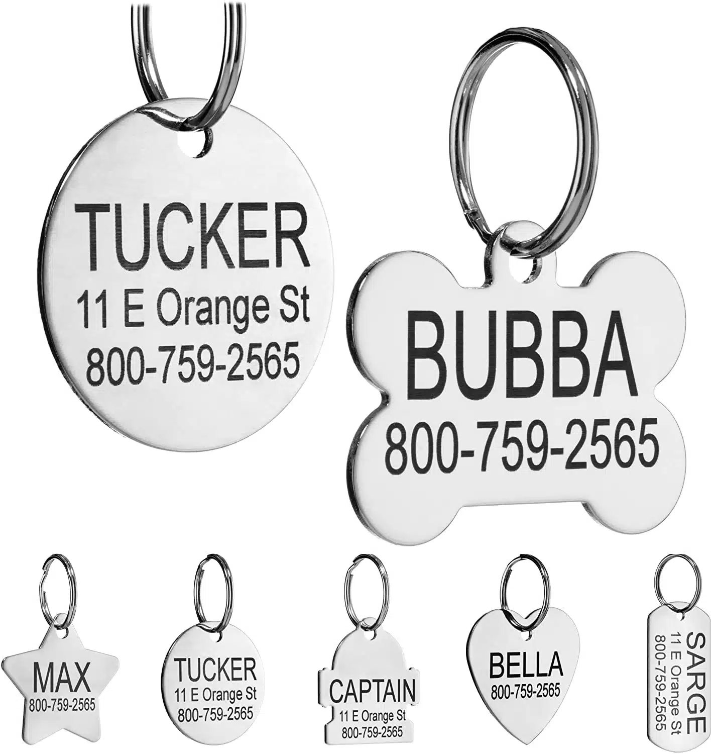 Stainless Steel Pet Tags