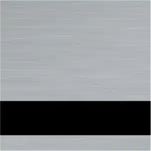 Smooth (Matte) Silver Black color