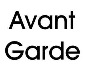 avant garde font