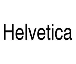 helvetica font